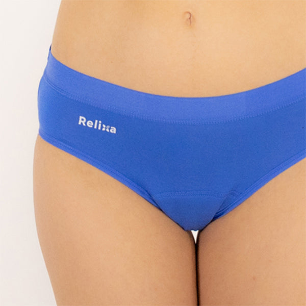 Relixa HIPSTERS menštruačné nohavičky – silná absorpcia, nízky pás – modré – foto 4